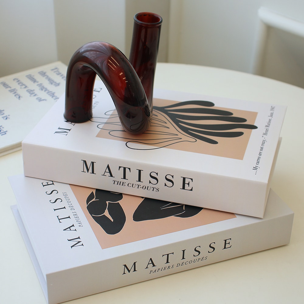 Faux Livre Déco Matisse Beige en Papier • La Boutique du Lecteur